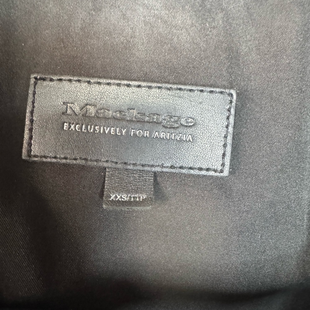 Mackage for Aritzia Leather Biker Jacket – XXS - Picture 2 of 16